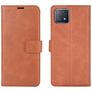 Mobigear Wallet OPPO A73 5G Hoesje Bookcase Portemonnee - Bruin