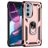 Mobigear Armor Ring Motorola Edge 30 Pro Hoesje Hardcase Backcover Shockproof met Ringhouder - Roségoud