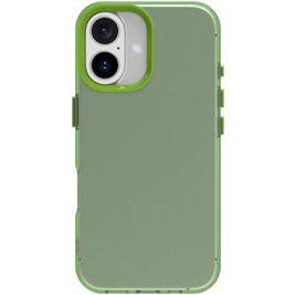 Mobigear Crystal iPhone 16 Hoesje Hardcase Backcover - Groen
