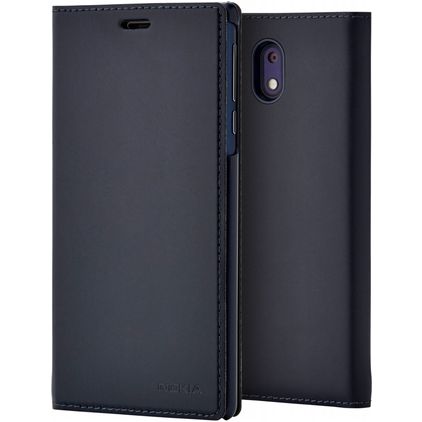 Nokia Slim Flip Nokia CP-303 Hoesje Bookcase - Blauw