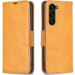 Mobigear Excellent Samsung Galaxy S24 Plus Hoesje Bookcase Portemonnee - Cognac