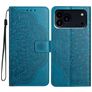 Mobigear Mandala iPhone 18 Pro Hoesje Bookcase Portemonnee - Blauw