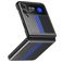 Mobigear Racing Samsung Galaxy Z Flip 3 Hoesje Hardcase Backcover - Zwart / Blauw