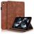 Mobigear Tree iPad 10 (2022) Hoes Bookcase + Stylus Houder - Bruin