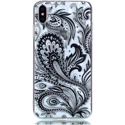 Mobigear Design iPhone XS Max Hoesje Flexibel TPU Backcover - Feniks