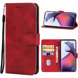 Mobigear Wallet Motorola Moto G72 Hoesje Bookcase Portemonnee - Rood