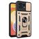 Mobigear Armor Ring Cam Slide Motorola Edge 40 Pro Hoesje Hardcase Backcover Shockproof met Ringhouder en Camera Slider - Goud