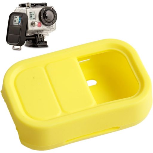 Mobigear Classic GoPro Remote Hoesje Flexibel Siliconen - Geel