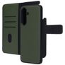 Mobiparts Samsung Galaxy A37 Hoesje Echt Leer Uitneembare 2in1 Bookcase Portemonnee - Groen