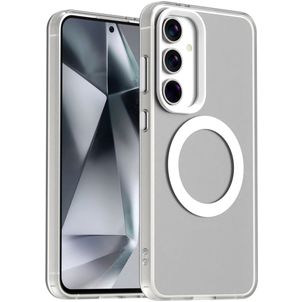Mobigear Shockproof Samsung Galaxy S24 FE MagSafe Hoesje Hardcase Backcover - Wit