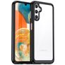 Mobigear Crystal Samsung Galaxy A14 Hoesje Hardcase Backcover - Transparant / Zwart