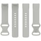 Mobigear Sport Dual Siliconen Fitbit Charge 5 Bandje Druksluiting - Grijs