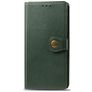 Mobigear Snap Button iPhone 11 Pro Hoesje Bookcase Portemonnee - Groen
