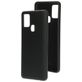 Mobiparts Samsung Galaxy A21s Siliconen Hoesje Backcover - Zwart