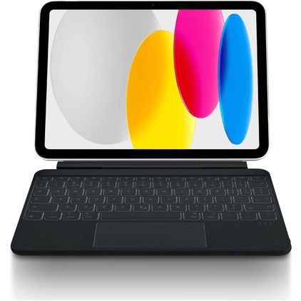 Decoded Keyboard iPad 11 (2025) Hoes QWERTY Bluetooth Toetsenbord Bookcase - Zwart