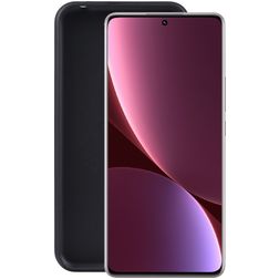 Mobigear Colors Xiaomi 12 Lite Hoesje Flexibel TPU Backcover - Zwart