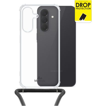 My Style Loop Doorzichtig Samsung Galaxy A37 Flexibel TPU Hoesje met koord - Loop