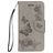 Mobigear Butterfly iPhone X Hoesje Bookcase Portemonnee - Grijs