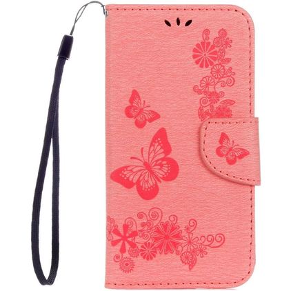 Mobigear Butterfly Samsung Galaxy S8 Hoesje Bookcase Portemonnee - Roze