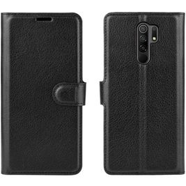 Mobigear Classic Xiaomi Redmi 9 Hoesje Bookcase Portemonnee - Zwart