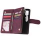 Mobigear Zipper Samsung Galaxy A41 Hoesje Bookcase Portemonnee - Rood