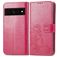 Mobigear Clover Google Pixel 7 Hoesje Bookcase Portemonnee - Magenta