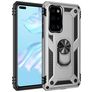 Mobigear Armor Ring Huawei P40 Hoesje Hardcase Backcover Shockproof met Ringhouder - Zilver