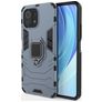 Mobigear Armor Ring Xiaomi Mi 11 Lite Hoesje Hardcase Backcover Shockproof met Ringhouder - Blauw