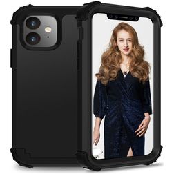 Mobigear Ultra Tough iPhone 11 Hoesje Hardcase Backcover Shockproof - Zwart