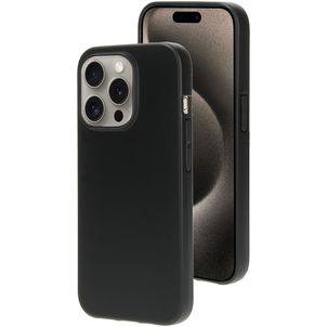 Mobiparts Classic iPhone 15 Pro Hoesje Flexibel TPU Backcover - Matt Black