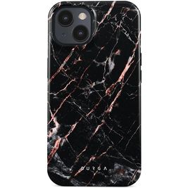 Burga Tough iPhone 15 Hoesje Hardcase Backcover Shockproof - Rose Gold Marble
