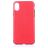 Mobigear Excellent iPhone XS Max Hoesje Flexibel TPU Backcover - Rood