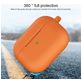 Mobigear Classic Apple AirPods 3 Hoesje Flexibel Siliconen - Oranje