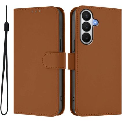 Mobigear Urban Wallet Samsung Galaxy S26 Hoesje Bookcase Portemonnee - Bruin