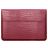 Mobigear Envelope Croco Laptop Sleeve 15 - 16 inch Laptop hoes - Rood