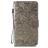 Mobigear Flowers Huawei P40 Pro Hoesje Bookcase Portemonnee - Grijs
