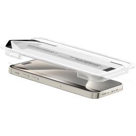 ITSkins Supreme iPhone 15 Pro Max Glazen Screenprotector - Case Friendly + Installatie Frame