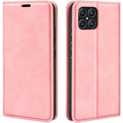 Mobigear Retro Slim HONOR X8 Hoesje Bookcase Portemonnee - Roze