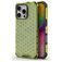 Mobigear Honeycomb iPhone 16 Pro Hoesje Hardcase Backcover Shockproof - Groen
