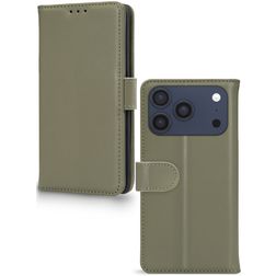 Mobilize Premium Gelly iPhone 18 Pro Hoesje Bookcase Portemonnee - Groen