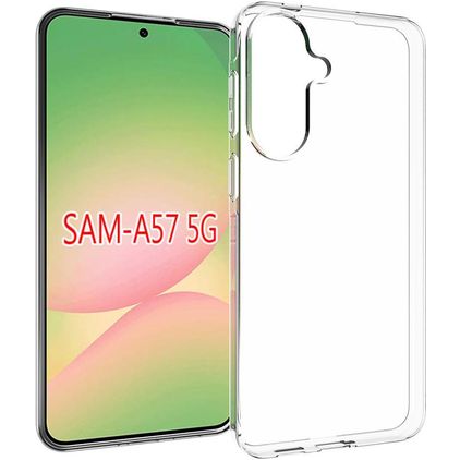 Mobigear Basic Doorzichtig Samsung Galaxy A57 Hoesje Flexibel TPU Backcover - Transparant