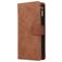 Mobigear Zipper Samsung Galaxy Note 10 Lite Hoesje Bookcase Portemonnee - Bruin
