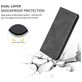 Mobigear Retro Slim iPhone 11 Hoesje Bookcase - Grijs