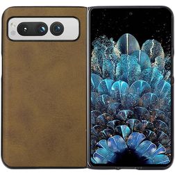 Mobigear Excellent Google Pixel Fold Hoesje Hardcase Backcover - Bruin