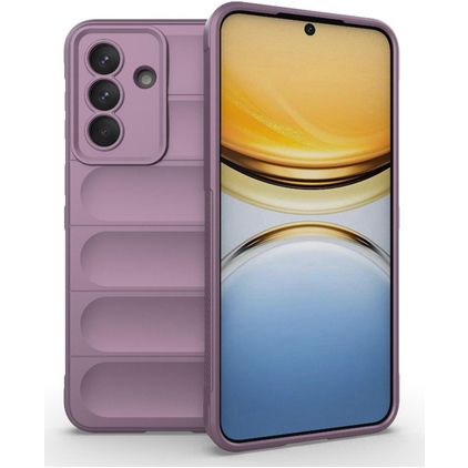 Mobigear Bumpy Samsung Galaxy A57 Hoesje Flexibel TPU Backcover - Paars