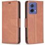 Mobigear Excellent Motorola Moto G85 Hoesje Bookcase Portemonnee - Bruin