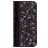 Mobigear Croco Glitter Motorola One Power Hoesje Bookcase Portemonnee - Zwart