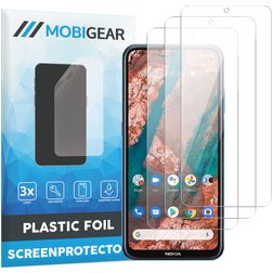 Mobigear Nokia X20 Screenprotector Folie - Case Friendly (3-Pack)