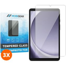 Mobigear Samsung Galaxy Tab A9 (2023) Glazen Screenprotector - Case Friendly (3-Pack)