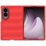 Mobigear Bumpy Samsung Galaxy Z Fold 8 Hoesje Flexibel TPU Backcover - Rood